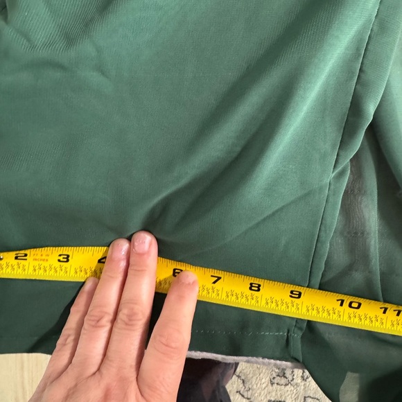 NWT Lan Ting elegant 3pc chiffon & lace  green mother of the bride/groom M - Picture 11 of 16